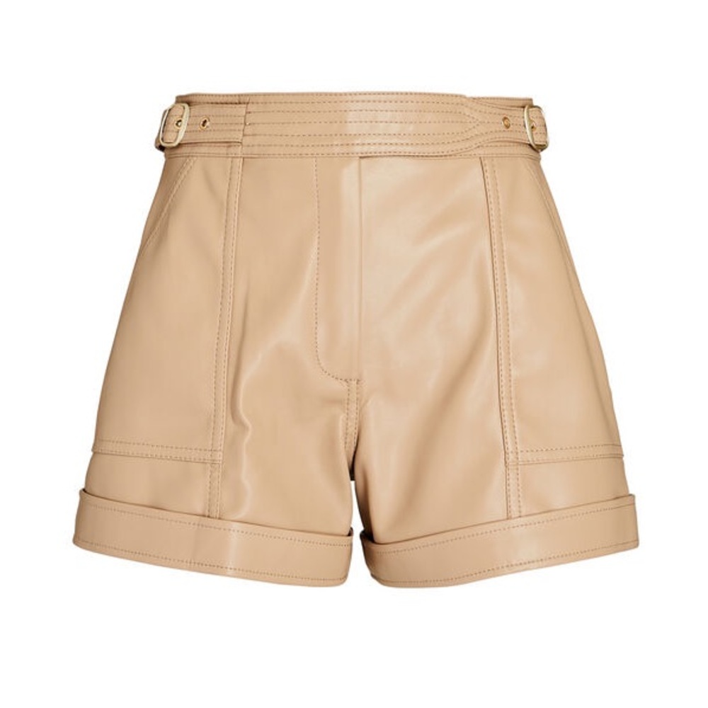 JONATHAN SIMKHAI Chase Vegan Leather Shorts